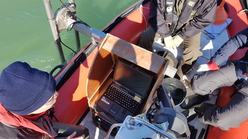 Mesure CTD Adcp sur le Rhone, la Saone et apres leur confluence