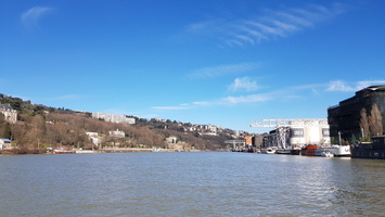 Mesure CTD Adcp sur le Rhone, la Saone et apres leur confluence