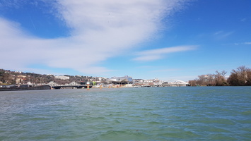 Mesure CTD Adcp sur le Rhone, la Saone et apres leur confluence