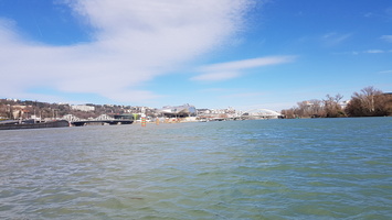Mesure CTD Adcp sur le Rhone, la Saone et apres leur confluence