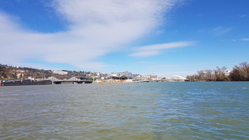 Mesure CTD Adcp sur le Rhone, la Saone et apres leur confluence